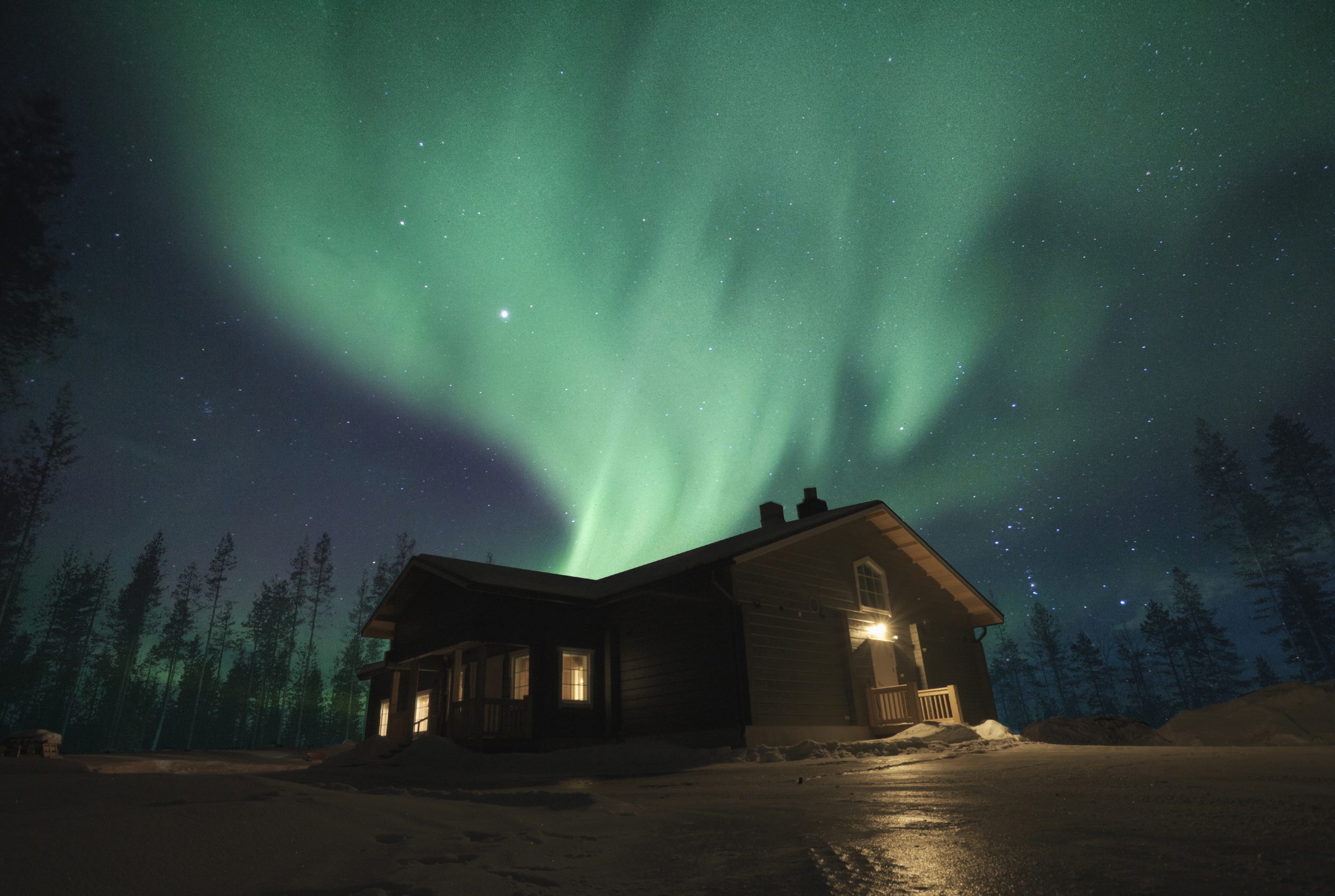 Northern Lights safaris & tours in Rovaniemi Lapland: Christmas House Safaris - Christmas House 